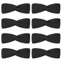 Fasce elastiche per capelli da donna in maglia a coste, fasce elastiche antiscivolo, traspiranti e assorbenti per varie occasioni, idea regalo