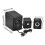 Mini USB 2.1 Wired Stereo Speaker Set with Bass, Black 3