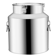 9L Stainless Steel Milk Can with Leakproof Lid and Handle for Liquid and Oil Storage