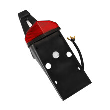 Luci posteriori a LED rosse per parafango posteriore per motocross, dimensioni 30x11x5 cm