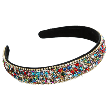 Strasshårband för kvinnor, glittrigt hårband med mjukt foder, eleganta formella håraccessoarer, töjbart blinghårband för bröllop, fester,