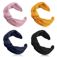 Knotted Headband for Dating Work Family Gatherings, Fashionable Hair Accessories Universal Size Comfortable Wear Quality Fabric, Stylish Design for Mo