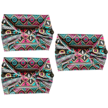 Luipaardprint, zacht en elastisch materiaal, antislip en vochtafvoerend, brede boho-hoofdband, betaalbaar en duurzaam, Afrikaanse tulbandstijl,