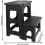 Folding Step Stool for Adults, NonSlip Bedside Stool, 2Step Lightweight Kitchen Ladder, Bathroom and Library Use 4