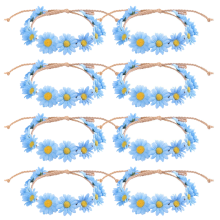 Floral Fusion: Cerchietto per capelli con girasoli in stile boho, copricapo per matrimoni, fidanzamenti e feste, fiori di alta qualità per vacanze