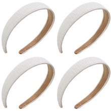 Ampia gamma di applicazioni Cerchietto per capelli alla moda per donne, materiale di buona qualità antiscivolo in morbida pelle PU, fascia larga