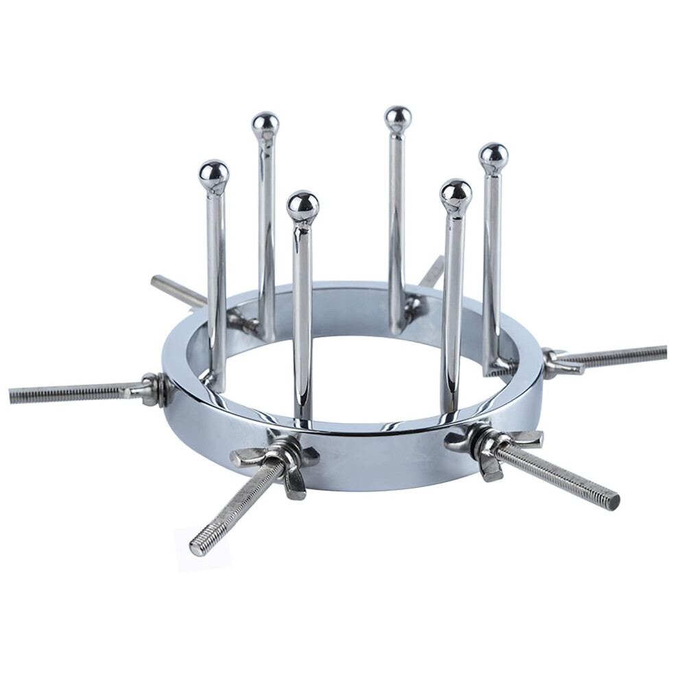 Adjustable Metal Anal Expander with Vaginal Speculum Dilator for BDSM and Deep Spot Stimulation