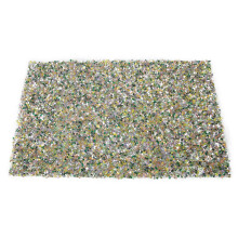 Tvättbar bordsmatta inspirerad strass-ark, självlysande bordsmatta stil DIY bling-klistermärke, snabbkorrigering glitterkristall för telefon