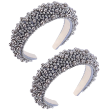 Chique parelhoofdband voor dames, gemaakt van een dikke en zachte stof die ongeëvenaard draagcomfort biedt, zelfs bij langdurig dragen.