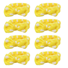 Doppellagige Haarbänder aus Korallensamt mit Schleife, ideales Geschenk für Frauen mit süßen Schleifenknoten, weiche, elastische Haaraccessoires