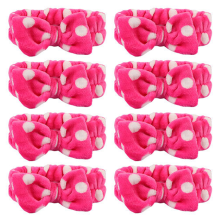 Bandă de păr din microfibră, bentițe elastice pentru machiaj cu elastic reglabil și material dulce super moale pentru spa, duș, yoga, alergare,