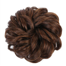 Bun Hair Piece Messy Bun Hair Updo Chignon Synthetic Hair Extension With Elastic Band Scrunchies Color 22H613