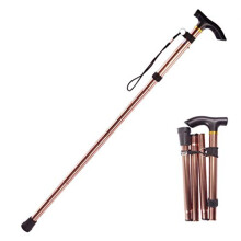 Adjustable Folding Walking Cane for Elderly with Ergonomic Soft Grip and Lightweight Aluminum