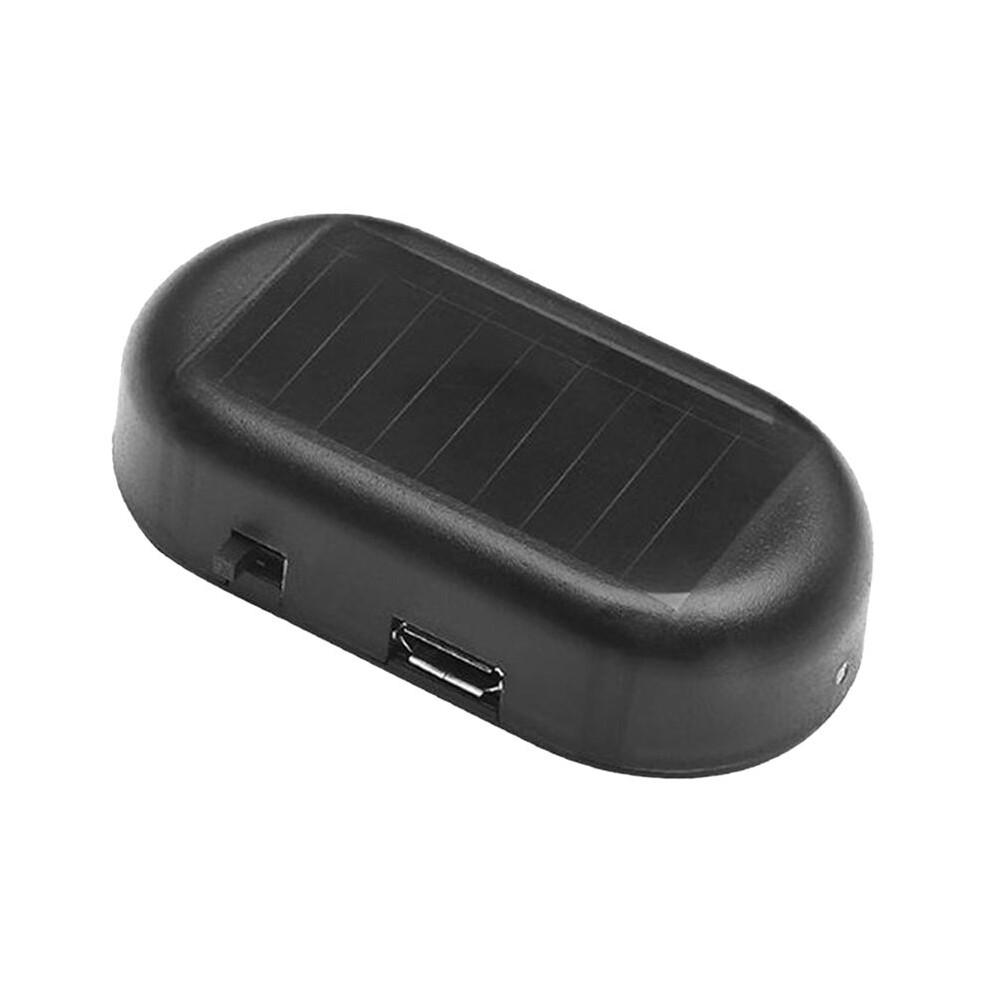 Multifunctional Car Solar Anti-Theft Analog Warning Flashing Alarm Led Car Sensor S, Light/Red 6031685241840