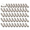 Packung mit 50 Sicherheits-Broschennadeln mit-Antike Bronze 20mm 1
