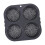 Silicone Hamburger Bun Mold NonStick Baking Pan for Even Heat Bread and Burger Making Ref: 6411 1