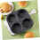 Silicone Hamburger Bun Mold NonStick Baking Pan for Even Heat Bread and Burger Making Ref: 6411 3