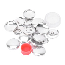 Kits de fabrication de boutons à faire soi-même : boutons recouverts de tissu, boutons à recouvrir soi-même avec armature métallique, boutons