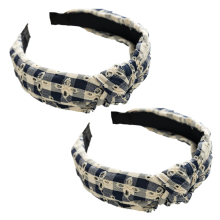 Bandeaux brodés, accessoires de cheveux tendance et antidérapants, en tissu doux et ornés de sequins scintillants, élégants et confortables pour