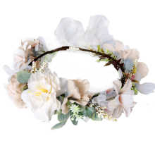 Eleganta gravidfotorekvisita, realistiska konstblommor, elegant design, justerbar storlek med band för barn och kvinnor i olika åldrar, perfekt för