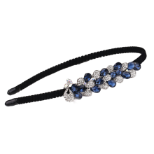 Kristallhaarbänder, Strass-Haarreif mit modischem, individuellem und floralem Design, elegantes, verstellbares Damenhaarband für Hochzeit,