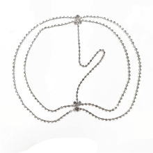 Stralende boho-hoofdketting voor vrouwen, strand- en lichaamssieraden met kristallen accenten, glinsterende details en een vloeiend ontwerp, perfect