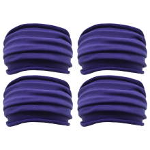 Fascia per capelli foderata in raso ecologico, bandana atletica larga ed elastica per donne, il tuo compagno ideale per corsa, yoga, palestra e sport