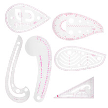 High Accuracy Flexible Ruler For Drawing Accurate Curves Fashion Design Tool With Clear Metric Sewing Ruler Multi Function Ruler Durable Plastic