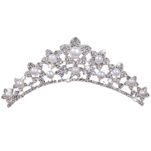 Prinsessendecoratie voor verjaardagsfeesten, prachtig vormgegeven kristallen haarkam met comfortabele pasvorm.