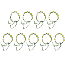 Tilbehør til bryllupsfest i bohemestil, charmerende, elegant design med blomsterprint til særlige begivenheder, behageligt brug til småbørn og