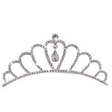 Wedding Party Accessory for Girls, Crystal Hair Comb with Exquisite Design for Birthday Celebrations