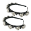 Tiara Boho com Pérolas de Cristal, Tiara com Pérolas e Strass, Tiara Trançada Brilhante com Zircônias, Tiara Dupla com Torção, Pérolas 1