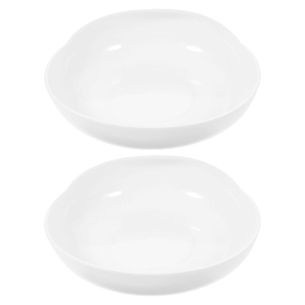 2PCS Adaptive Eating Bowl with SpillProof Scoop and NonSlip Suction Base for Elderly and Disabled