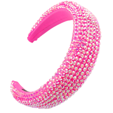 Glitzernde, gepolsterte Haarbänder mit Kristallen – das perfekte Party-Accessoire! Bequeme und luxuriöse Strassperlen für Damen und Mädchen.