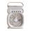 (white) Removable Mask Mini Air Cooler With LED Night Light Three Speed Hot 1