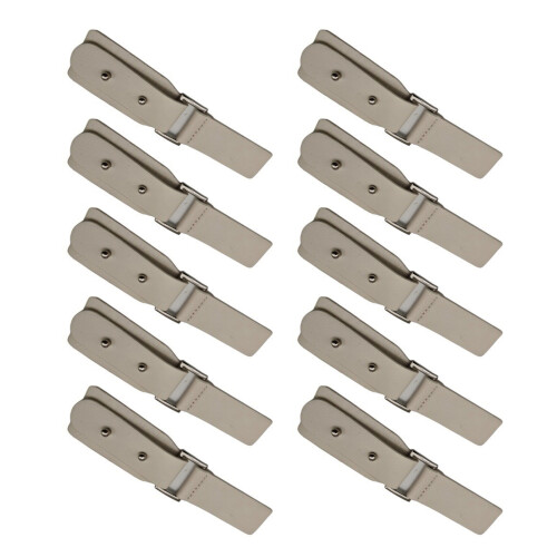 Boutons de fermeture à pression en cuir, 10-Abeille blanche