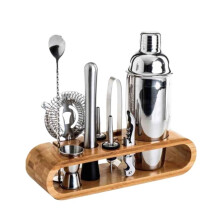 Cocktail Shaker Set 10Piece Stainless Steel Boston Shaker 700ml Bar Kit