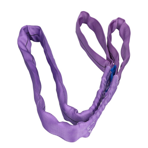 Efficient 1T Soft Sling Webbing: 2M PES Strap for Construction Transport 2