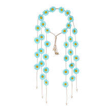 Haaraccessoires met zonnebloemen voor vrouwen, bohemian kostuums met een hippiehoofdband met bloemen, ideaal voor diverse gelegenheden.