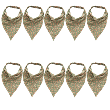 Elastische haarband voor dames, boho hoofddoek met bloemenprint, bandana van zacht chiffon, driehoekige hoofddoek, trendy haarsjaal met bloemenprint.