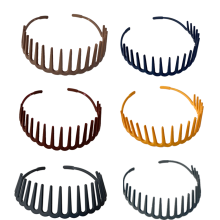 Fasce per capelli versatili per donne, ragazze e adolescenti con design antiscivolo a forma di denti, pettini circolari per ogni occasione.