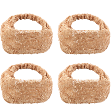 One Size Fits All Højkvalitets Blonde Pandebånd, Perfekt til Lag-på-Lag og Nem Brug, Bløde Elastiske Blonde Hårbånd med Vintage Blomsterdesign