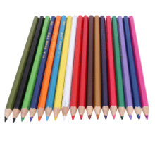 Conjunto de Lápis de Cor, Lápis de Desenho com Empunhadura Confortável, Feitos de Madeira Natural Atóxica, Pré-afiados e com Ponta Macia para