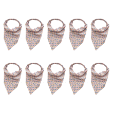 Faixa de cabelo elástica feminina, lenço de cabeça boho com estampa floral, bandana de chiffon macio, lenço de cabeça triangular, lenço de