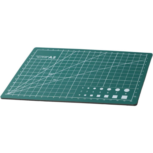 DoubleSided Cutting Mat A2 A3 A4 A5 Size Waterproof Green For Sewing And Carving Tools 1