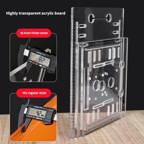 Marble Cutting Machine Base 28x25cm Acrylic NonSlip Platform for Stable Edge Cutting 2