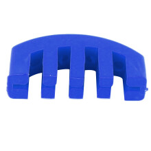 Blauer Gummi-Violinen-Stummschalter, kompakt, passend für 4/4 bis 1/4, Schallreduktionshilfe