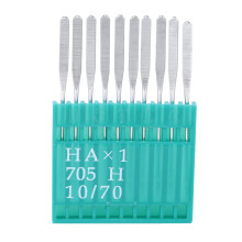 Aiguilles métalliques pointues et résistantes à la corrosion, compatibles avec les machines à coudre domestiques et les surjeteuses. Assortiment