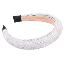 Kvalitetsmaterial, hållbarhet, justerbart elastiskt band, moderiktigt strass-pannband, perfekt presentval, lyxig vadderad design för yogaträning,
