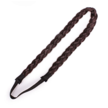 Elegante fletter hårpannebånd for daglig bruk, motetilbehør til jenter med syntetiske varmebestandige fibre, klare flettelinjer, sterk og holdbar